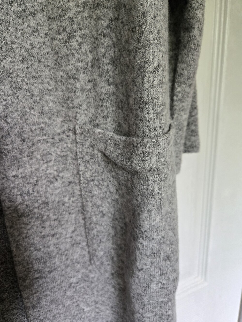 Torrid Super Soft Plush Grey Duster Cardigan Size 1X NWT Cozy Open Front - Picture 6 of 10